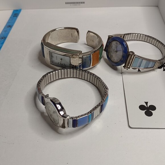 Lot Of 3 Untested Multicolor Watches - Picture 3 of 6